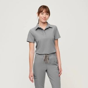 Figs Dark Space Grey Scrubs Set